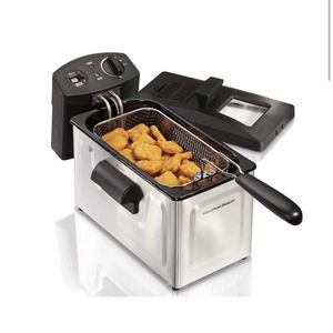 New Hamilton Beach Deep Fryer 12 Cup Oil Capacity 35033. Factory Sealed